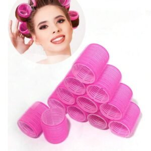 Magic Hair Roller Self-grip Holding Rollers Hairdressing Curlers Hair Design Sticky Cling Style (12 Pcs) (random Color)