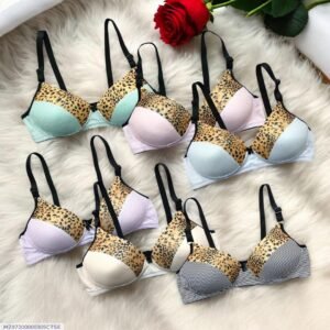 Silk Printed Comfortable And Lightweight Padded Bra