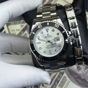Rolex Men’s Formal Quartz Wrist Watch With Stainless Steel Strap